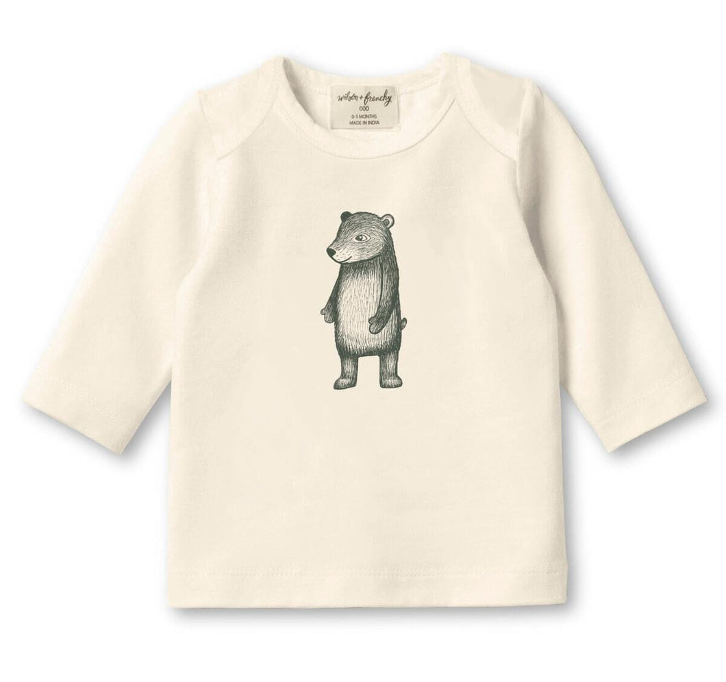 The Woods Bear Top 130 BABY BOYS/NEUTRAL APPAREL Wilson & Frenchy 3-6m 