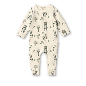 The Woods Zip Footie 130 BABY BOYS/NEUTRAL APPAREL Wilson & Frenchy 3-6m 