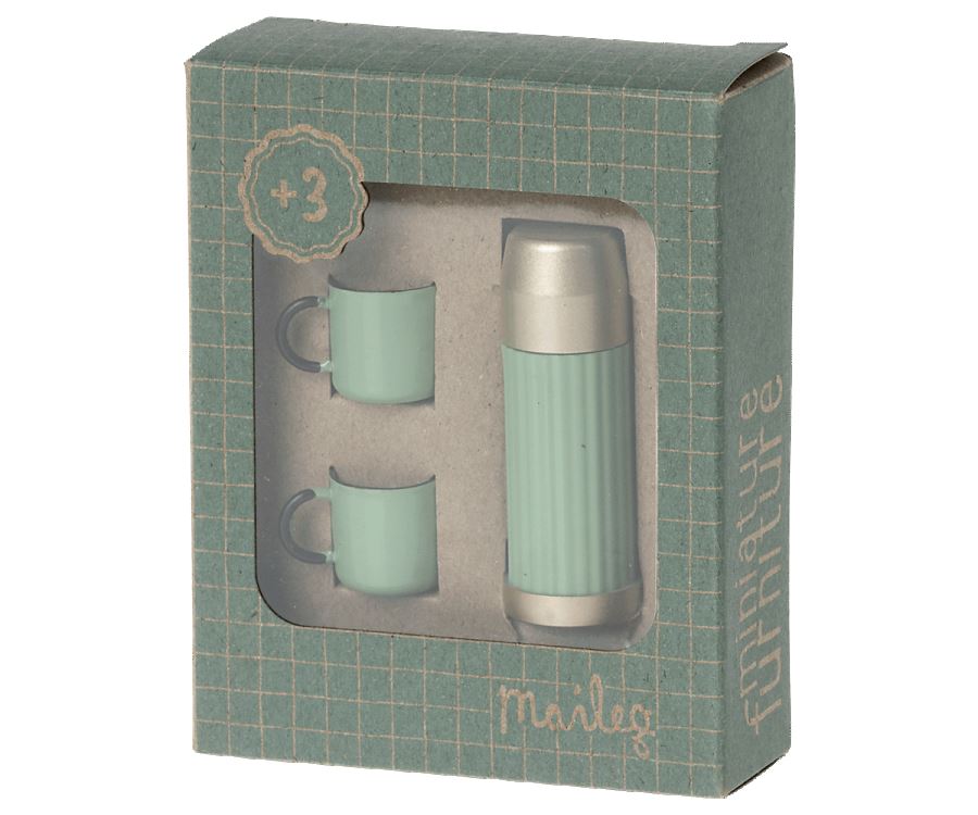 Thermos And Cups-Mint 196 TOYS CHILD Maileg 