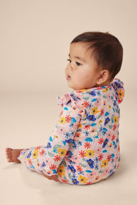 Tossed Floral Ruffle Romper 120 BABY GIRLS APPAREL Tea 