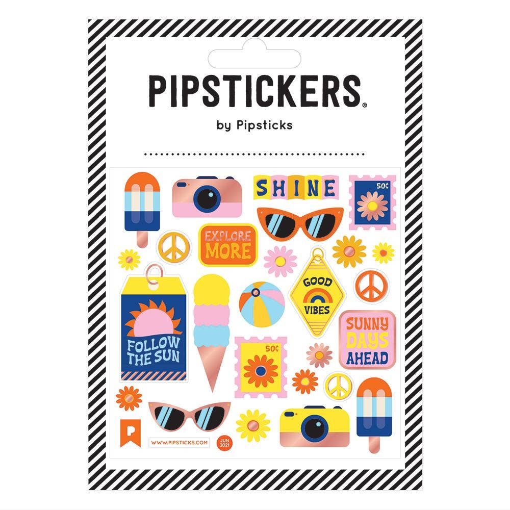 Travel Tokens Sticker Sheet 192 GIFT CHILD Pipsticks 