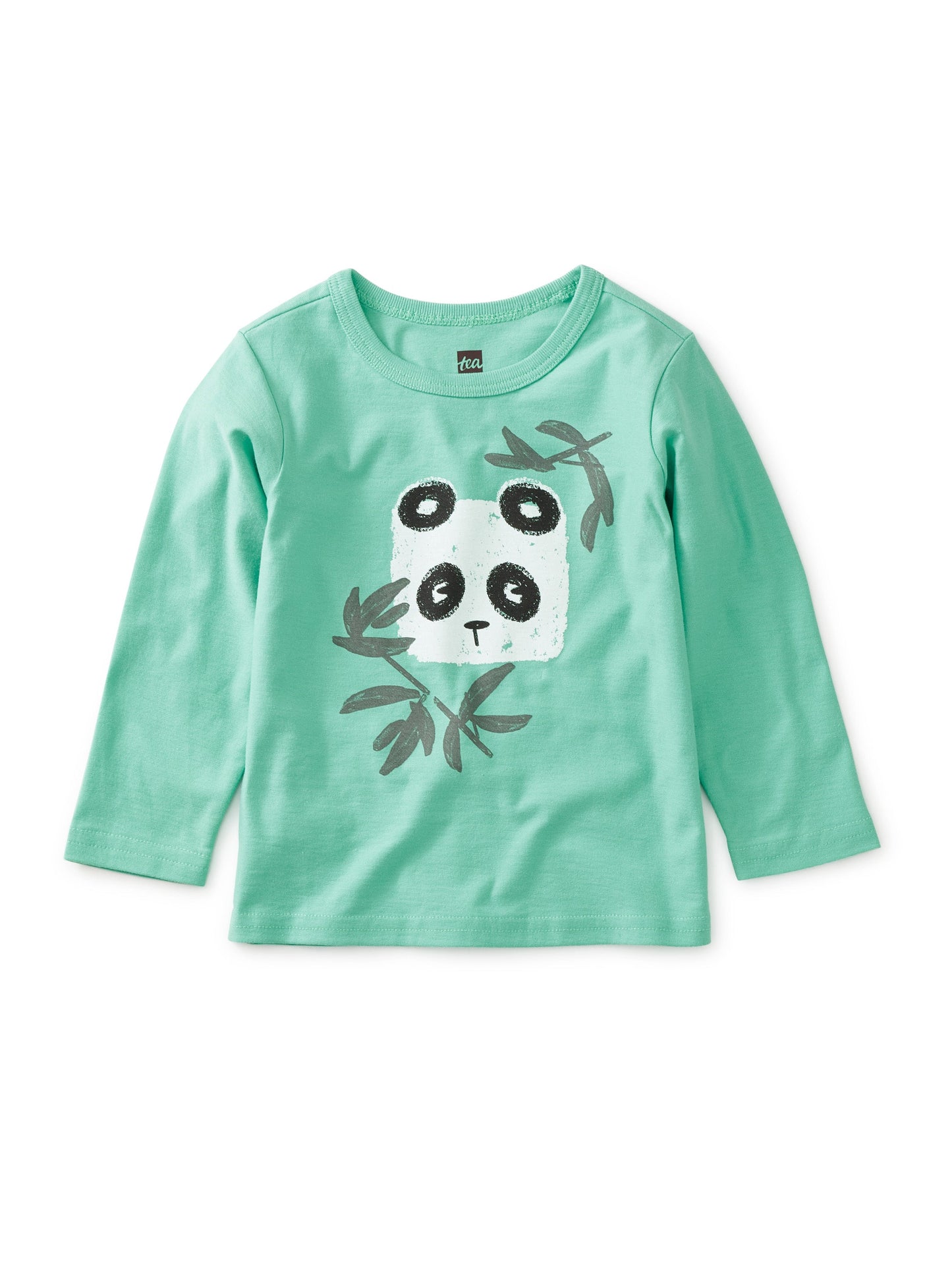 Turquoise Panda Top 130 BABY BOYS/NEUTRAL APPAREL Tea 6-9m 
