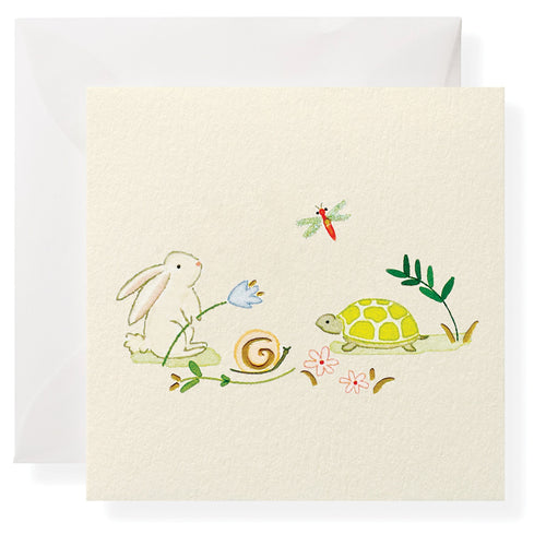 Turtle and a Hare Card 190 GIFT Karen Adams Designs 