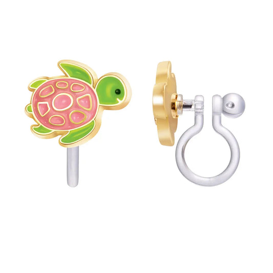 Turtle-y Awesome Clip-On Earrings 110 ACCESSORIES CHILD Girl Nation Clip-On 