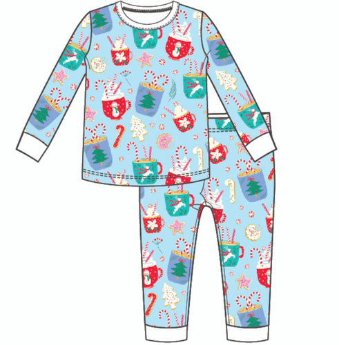 Wake Me Up Before You Cocoa Pajama Set 150 GIRLS APPAREL 2-8 Magnetic Me 2T 