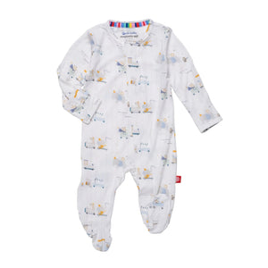 Welcome Wagon Magnetic Footie 130 BABY BOYS/NEUTRAL APPAREL Magnetic Me PRE 