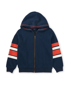 Whale Blue Stripe Hoodie 140 BOYS APPAREL 2-8 Tea 2 