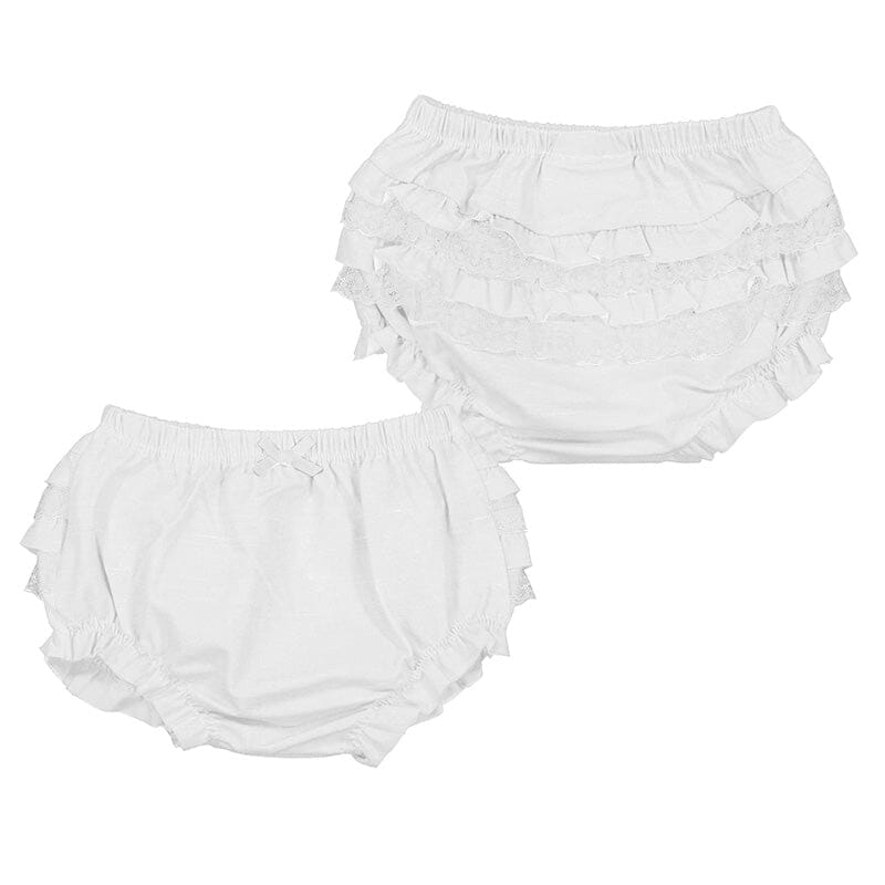 White Diaper Covers 120 BABY GIRLS APPAREL Mayoral 1-2m 