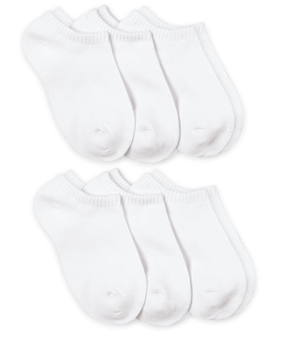 White Smooth Toe Ankle Socks 6-pack 110 ACCESSORIES CHILD Jefferies Socks 