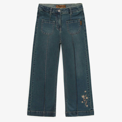 Wide Leg Pocket Jeans 160 GIRLS APPAREL TWEEN 7-16 Souris Mini 7 