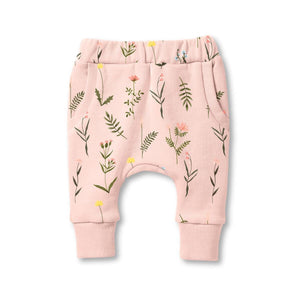 Wild Flower Pink Slouch Pant 120 BABY GIRLS APPAREL Wilson & Frenchy 3-6m 