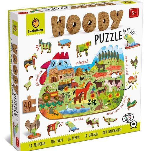 Woody Puzzle Forest 196 TOYS CHILD Dam Toys 