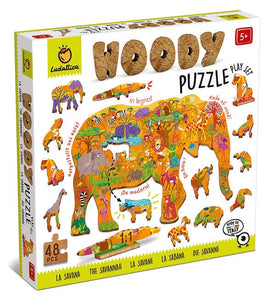 Woody Puzzle Savannah 196 TOYS CHILD Dam Toys 